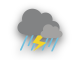 Thunderstorm: Slight or moderate